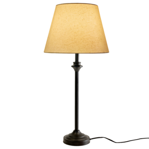 Lampefot Olof metall, svart, 50 cm, E27