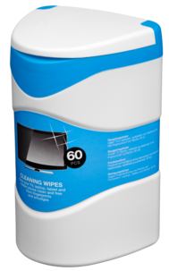 Våtservetter för skärmrengöring