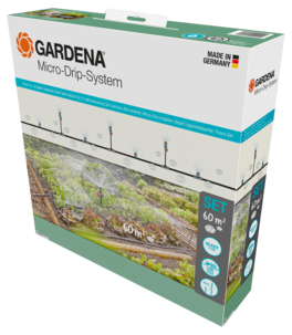 Gardena bevattning köksträdgård startset, 60 m2