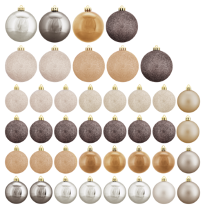 Joulupallot Mix, 41 kpl