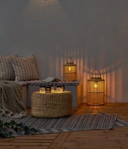 Aurinkokennolyhty lasia Northlight, 8 cm