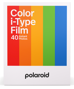 Polaroid i-Type färgfilm med vit ram, 107 x 88 mm