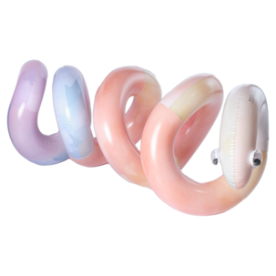 Stor oppblåsbar badeleke, orm, 2,4 meter, fra 6 år