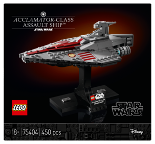 LEGO Star Wars Acclamator-Class Assault Ship 75404, 18 år