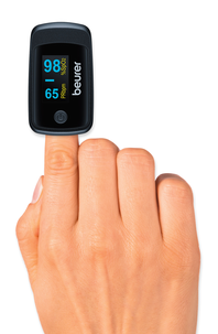 Beurer Pulsoximeter PO 45 med PI, pulsoksymeter