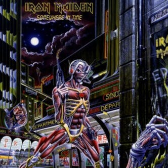 Iron Maiden Somewhere in Time vinylskiva