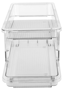 Tölkkiteline jääkaappiin, 2 kerrosta, säädettävä leveys