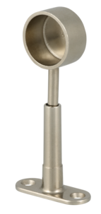 Rørholder for 25 mm rør, vridbar med tett ende, 2-pakning