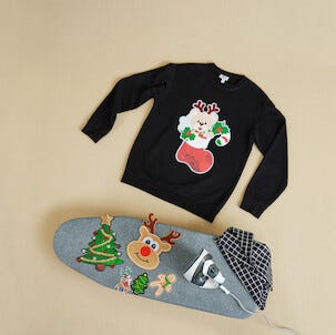 Strykemerke julegenser, 1-pakning