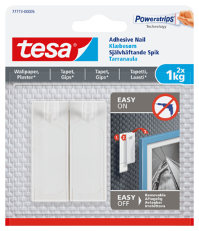 Självhäftande spikar Tesa, 2-pack