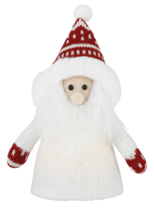 Batteridrevet pyntefigur med LED