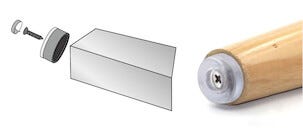 Gummiføtter av TPE, 10-pk