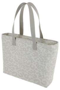 Mjuk kylväska picknick, leopardmönstrad grå