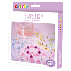 Playbox Askartelusetti Rannekoru, pastelli, yli 5-vuotiaille