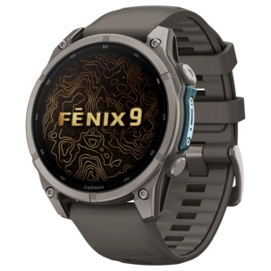 Garmin fēnix 9 äventyrsklocka, stengrå titan