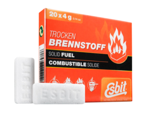 Varmetabletter Esbit Solid Fuel, 20 x 4 gram