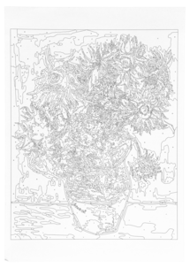 Måla efter nummer, Solrosor