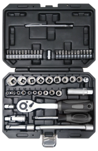 Hylsnyckelsats mm, 53 delar