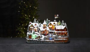 Star Trading, juleby med LED-belysning