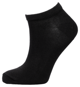 Ankelstrumpor svarta, herr och dam, 10-pack