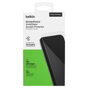 Belkin Recycled InvisiGlass iPhone 15 Pro Max skärmskydd