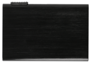 Korthållare RFID aluminium, 5 fack, svart