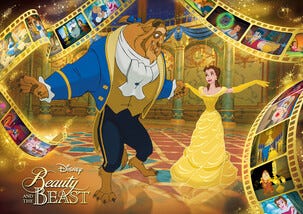 Trefl Iconic Moments Palapeli 1000 palaa, Kaunotar ja hirviö