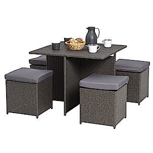 Ulkokalusteet polyrottinkia Cube