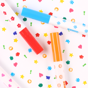 Sense stempelpenner med motiv, 8-pakning