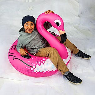 Snow tube Flamingo