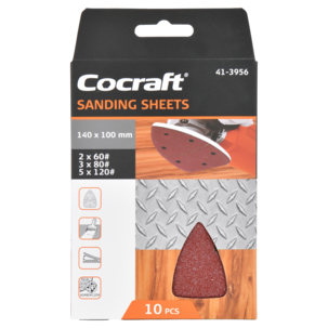 Cocraft slippapper mulitslip 140x100 mm, kardborre, 10-pack