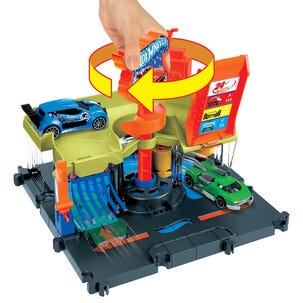 Hot Wheels City Downtown sett, lekebil, fra 4 år