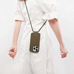 Anmiki Crossbody Phone Case iPhone 15 Pro Suojakuori ja olkahihna