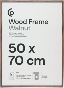Fotoramme av FSC-merket tre på 50 x 70 cm