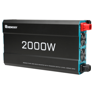 Renogy växelriktare 12 V, 2000 W