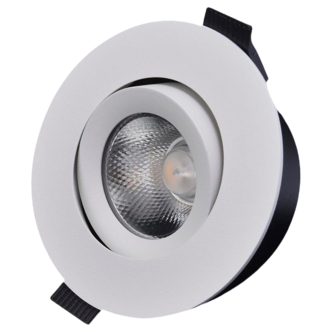 Designlight D-007 downlight LED varmhvitt 7 W IP44, hvit