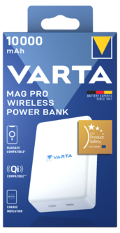 Varta MagPro Wireless trådlös powerbank 10000 mAh
