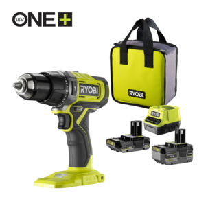 Ryobi skruvdragare med slag, 2 batterier RPD18-2C42S