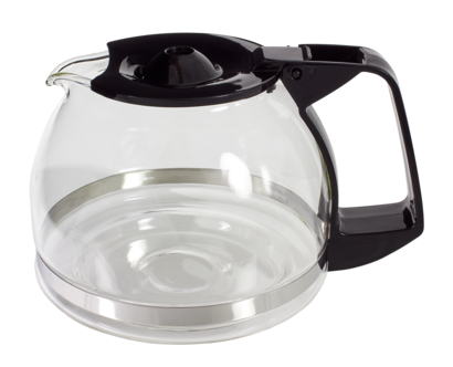 Glaskanna till 44-4974, 0,6 l, svart