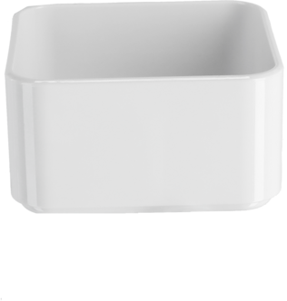 Organizer Calm förvaringslåda i vit plast