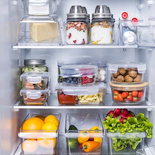 Matlåda glas 3-fack rund 0,6 liter