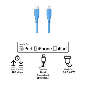 USB-C- til Lightning-ladekabel til iPhone, 1 m