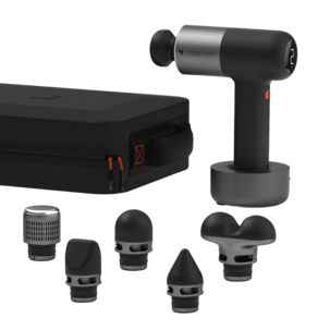 Sharper Image Powerboost Pro+ massagepistol, 6 munstycken