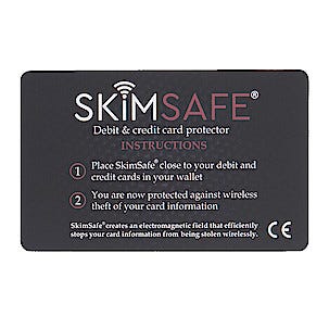 Pankki- ja luottokorttisuojus SkimSafe