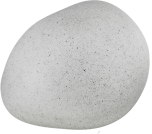 Northlight solcellelampe med steindesign, hagebelysning