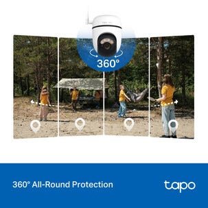 TP-Link Tapo C615G KIT overvåkningskamera solcelle, wifi/4G