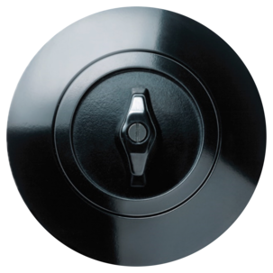 Hager 1930 Porraskytkin, vipu palautusjousella, muovi