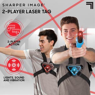 Sharper Image lasertag for 2 spillere, infrarød, fra 8 år