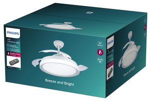 Takfläkt med LED-belysning, Philips