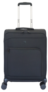 Pehmeä lentolaukku, 4 pyörää, musta